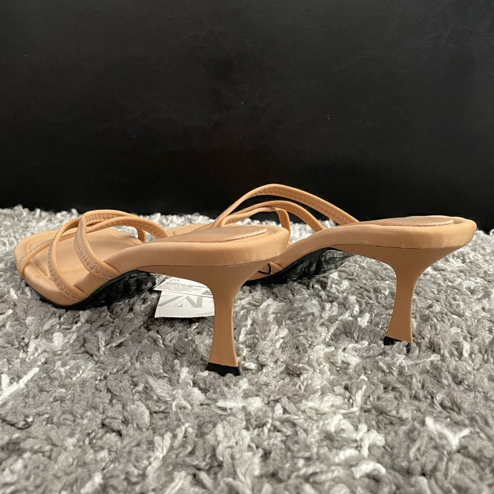 NWT Zara Athletic Heeled Sandals - Picture 8 of 11